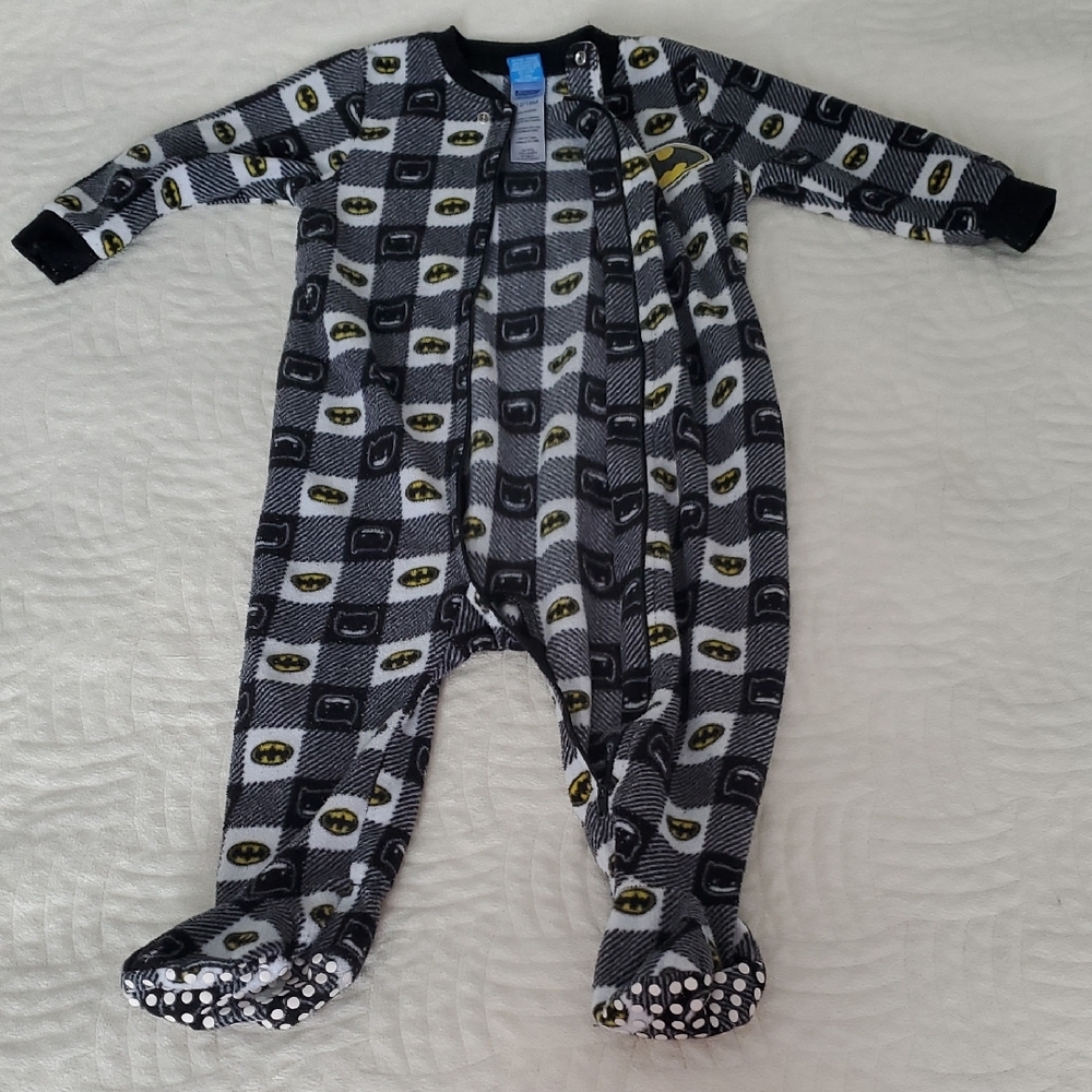 Justice League Black and Gray One Piece Footies